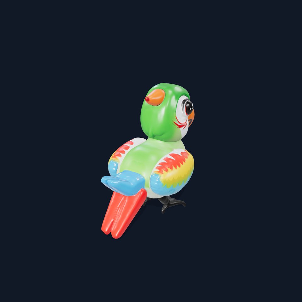 Colorful Parrot Float model pack